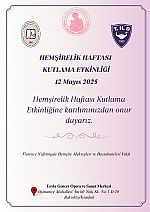 Hemşireler Haftası Etkinliklerine Katıldık